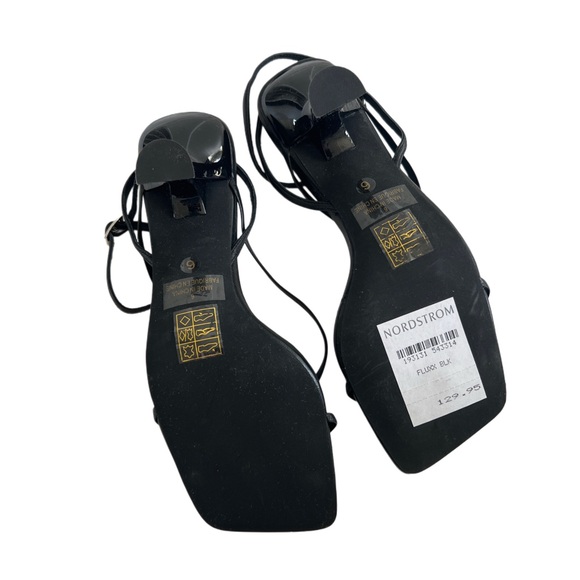 NEW Jeffrey Campbell Genuine Leather Flux Kitten Heels Sandals 6 - Picture 6 of 8